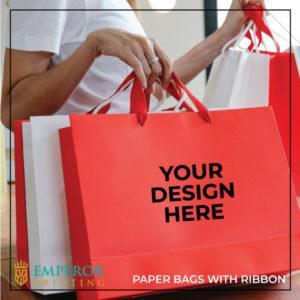 Paper Bags with ribbons