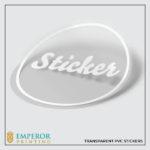 Transparent PVC Stickers